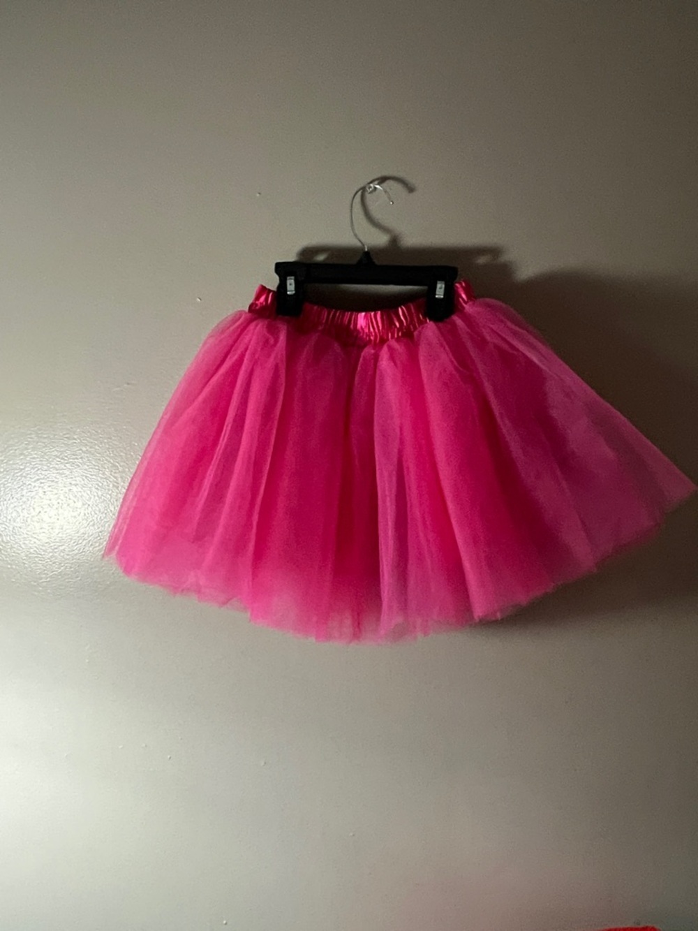 Pink Tulle Mini Skirt 4 layers-kid's Flared Ballet Style